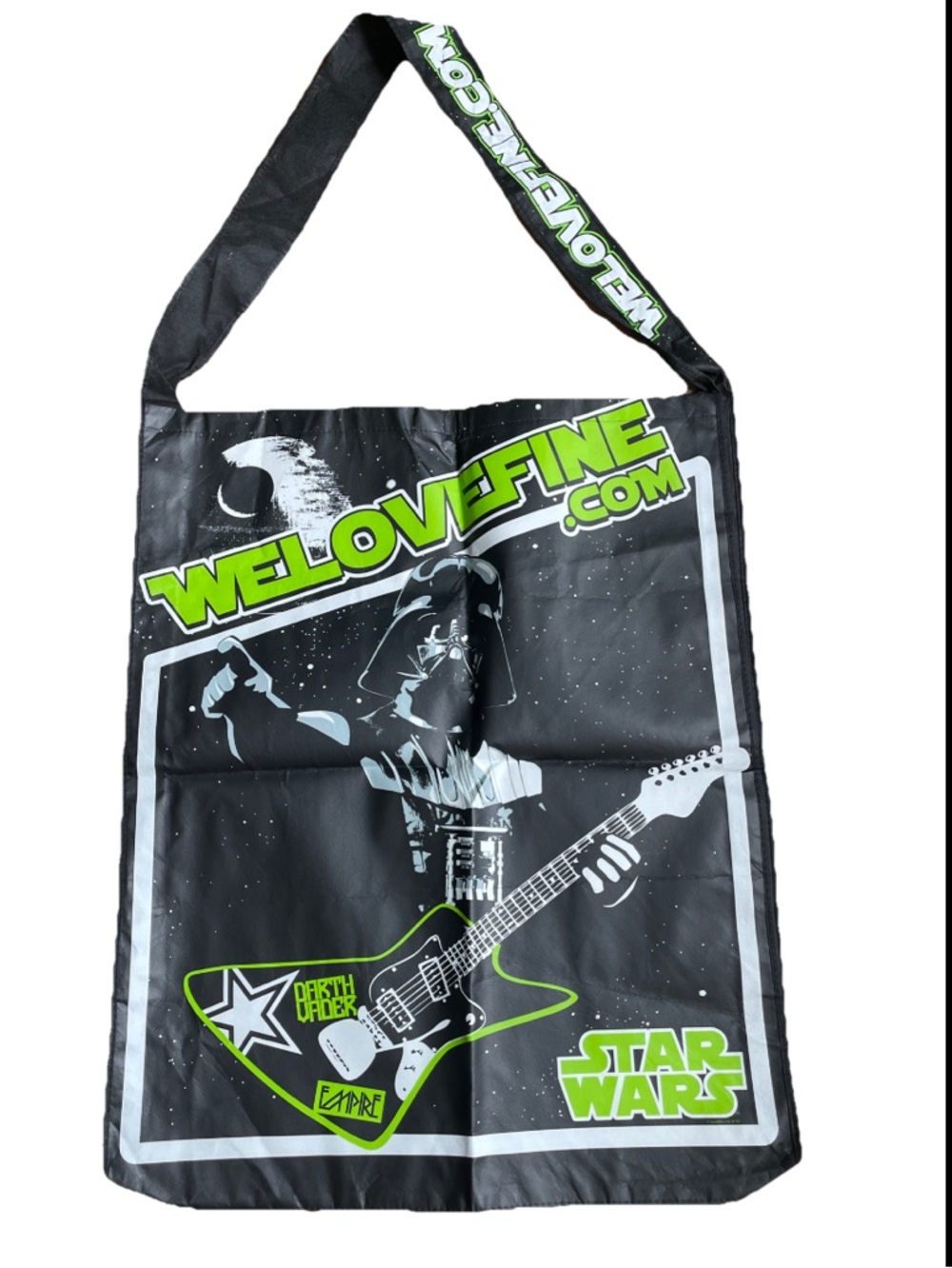 SDCC 2012 Star Wars Darth Vader Guitar Huge Swag Tote Bag WeLoveFine 2-Sided